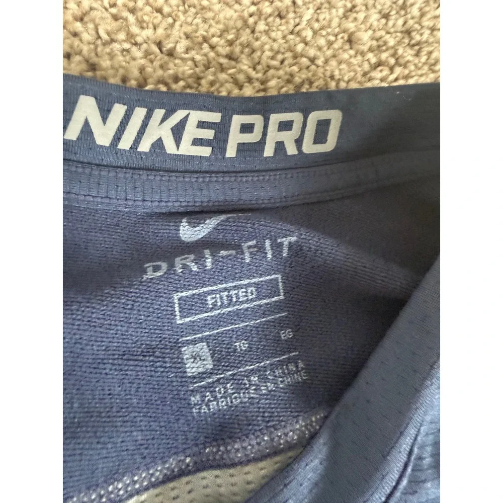 Nike Pro San Diego Padres MLB Authentic Collection Dri-FIT Shirt Mens XL Navy